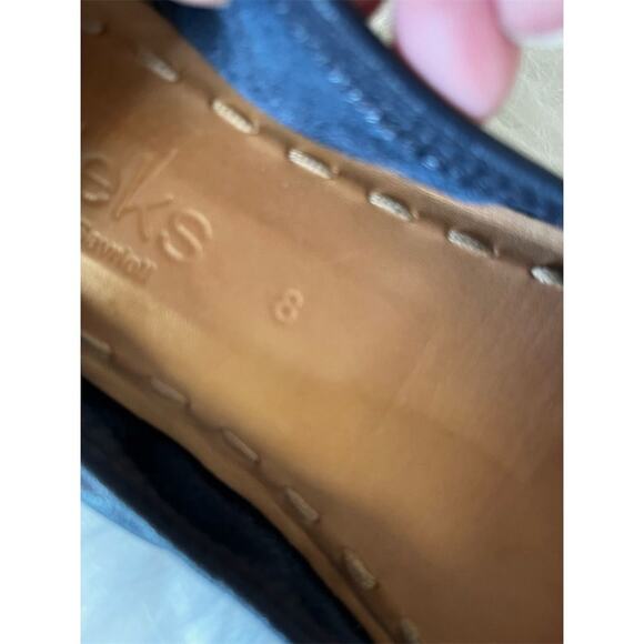 Tieks Women's Navy Blue Leather Ballet Flats Size 8 Casual Slip On Shoes *READ* - Picture 11 of 15